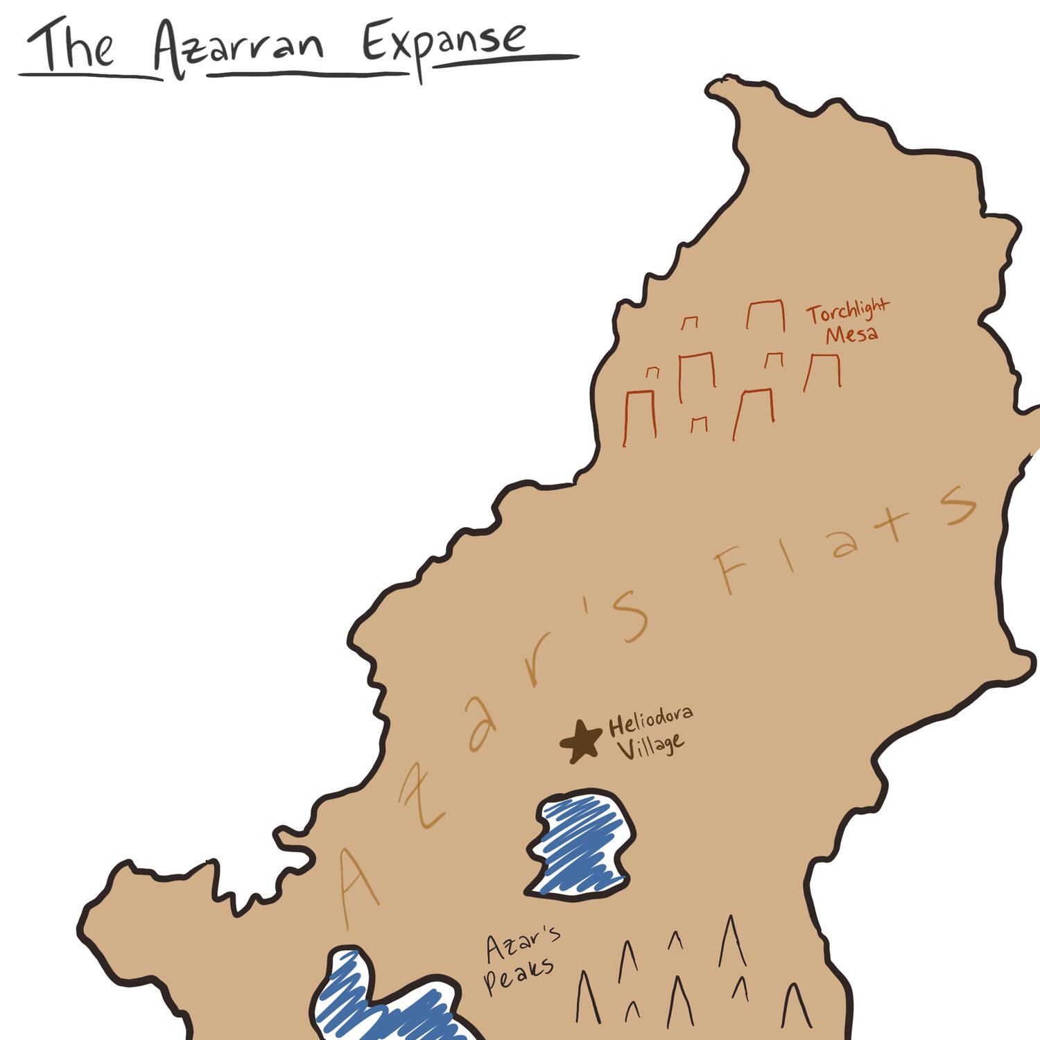 azarran expanse map